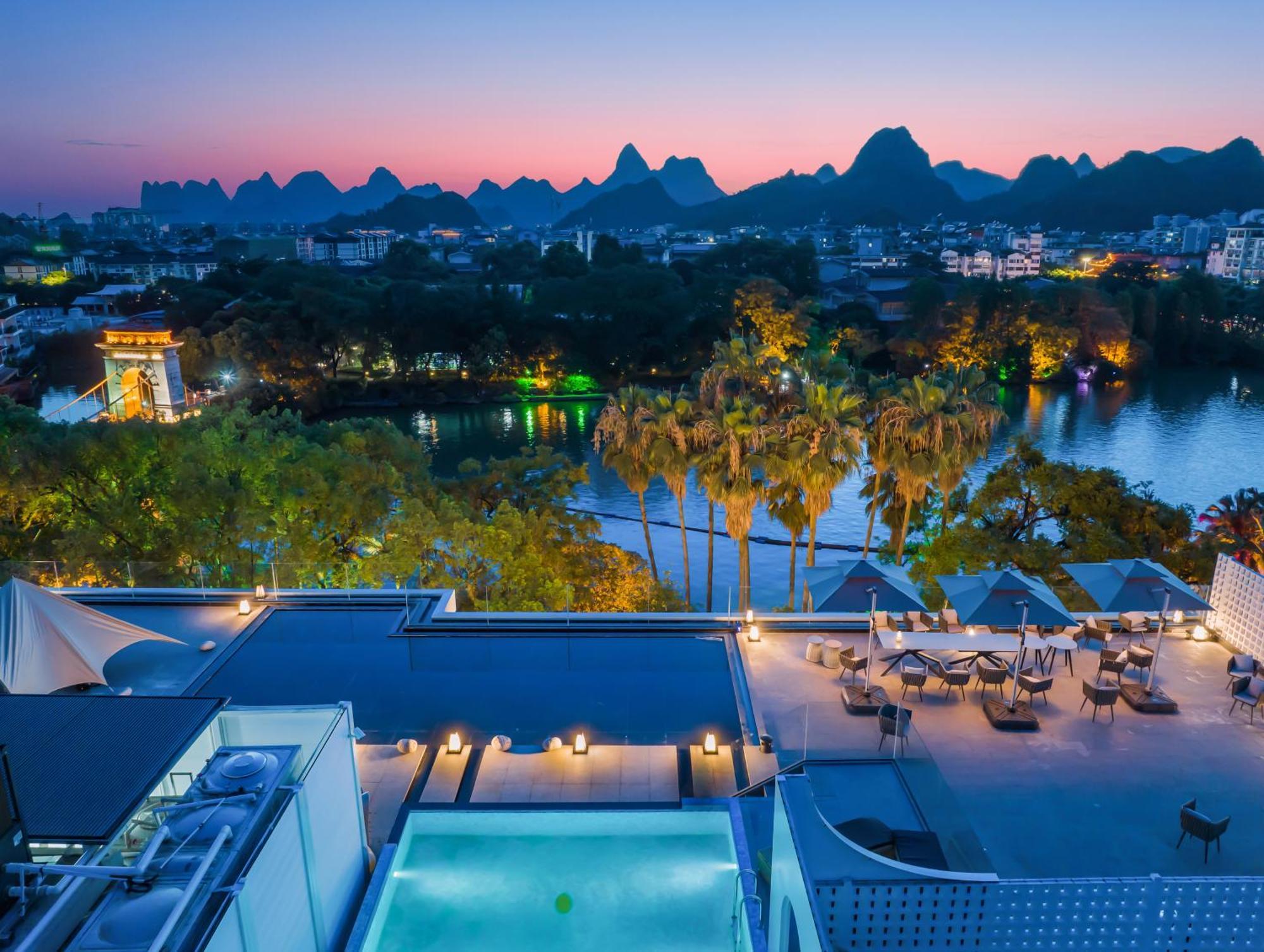Lijiang Moon Hotel - Guilin East And West Lane Two Rivers And Four Lakes Scenic Area Bagian luar foto