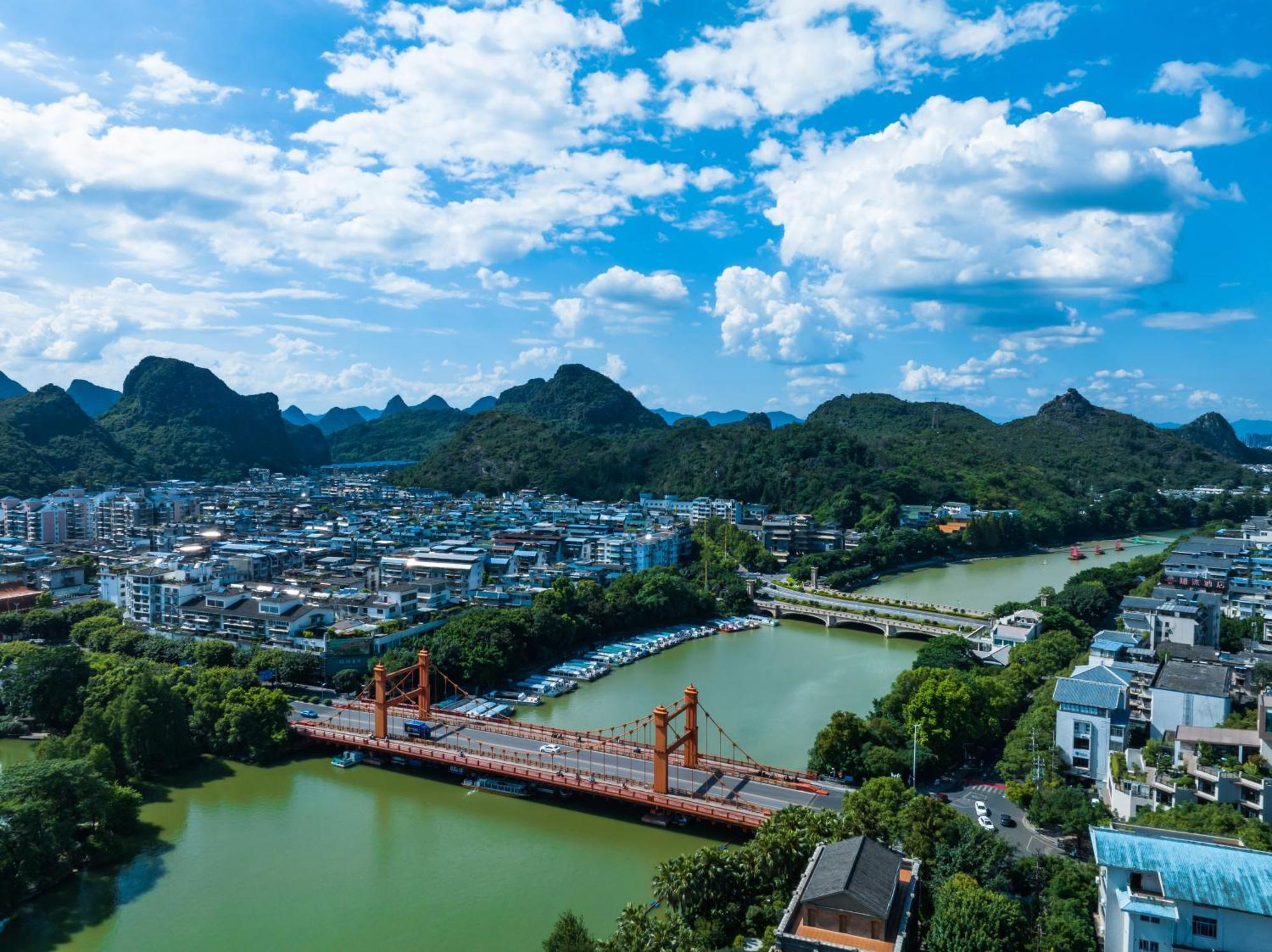 Lijiang Moon Hotel - Guilin East And West Lane Two Rivers And Four Lakes Scenic Area Bagian luar foto